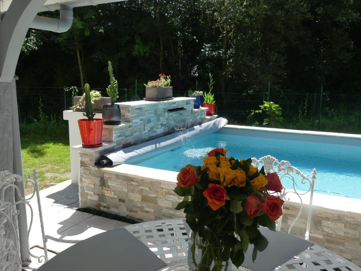 Villa Toki Eder chez Marisol, piscine chauffée, décoration soignée et océan à 15 minutes entre Bayonne et Hossegor Saint-Martin-de-Seignanx Esterno foto